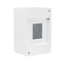 Щиток настенный Фрейм (FRAME) 4мод. без дверцы бел. DKC F04W0W0