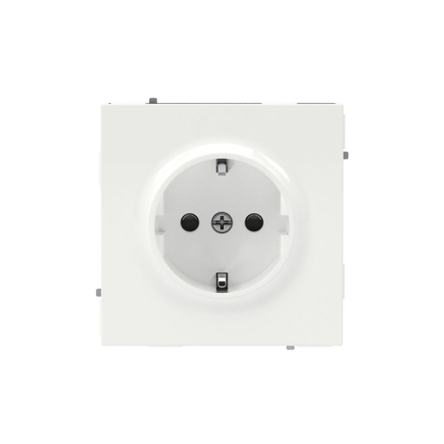Розетка силовая KANT 2P+E защ. шторки бел. магнолия DKC 7000003