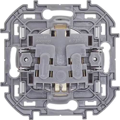 Розетка 1-м СП Inspiria 16А IP20 250В 2P+E немецк. стандарт механизм бел. IEK 673720 фото 4 Розетка 1-м СП Inspiria 16А IP20 250В 2P+E немецк. стандарт механизм бел. IEK 673720 фото 4