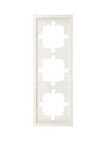 Рамка 3-мест. горизонт. ZIMA слон. кость LEZARD 704-9000-148