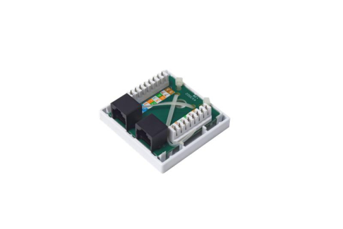 Розетка компьютерная 8P8C (RJ45) UTP кат.5E 2 порта TOKOV ELECTRIC TKE-SMB-8P8C-2P-UTP фото 3