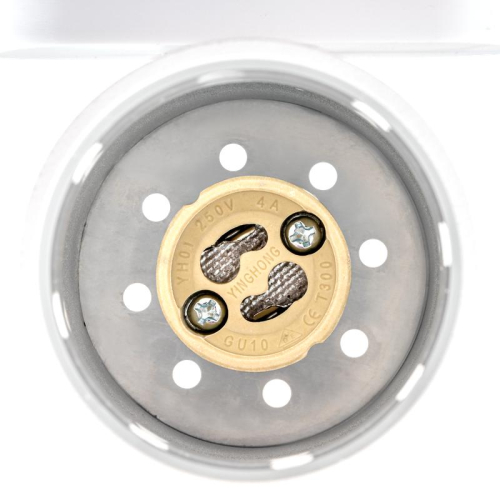 Светильник трековый ARTLINE поворотный 55х55х100мм GU10 230В алюм./пластик. 4кв.м бел. Ritter 59879 8 фото 10