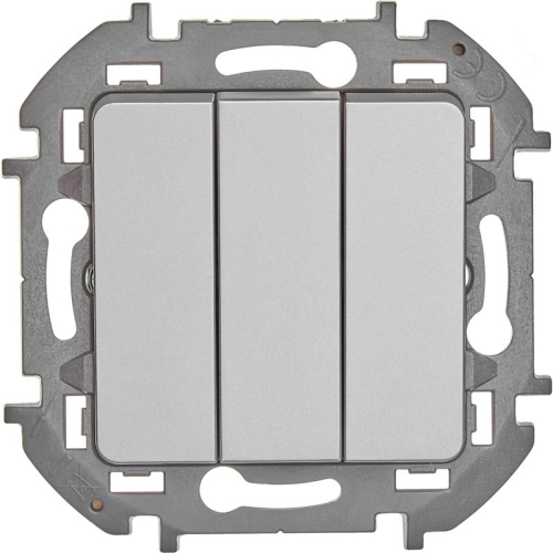 Выключатель 3-кл. Inspiria 10АХ 250В винтов. зажимы алюм. Leg 673542 фото 5