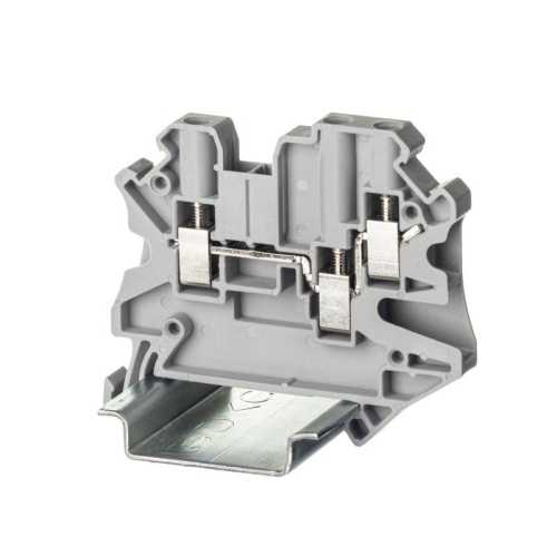 Клемма проходная винтовой зажим 3 точки подключения 4кв.мм сер. DKC TUR-4-TWIN Клемма проходная винтовой зажим 3 точки подключения 4кв.мм сер. DKC TUR-4-TWIN