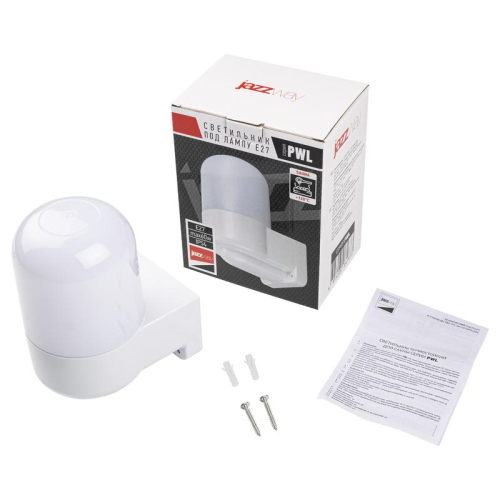 Светильник PWL 155085 SAUNA WHITE E27 IP54 230В термостойкий для саун бел. JazzWay 5061873 фото 9