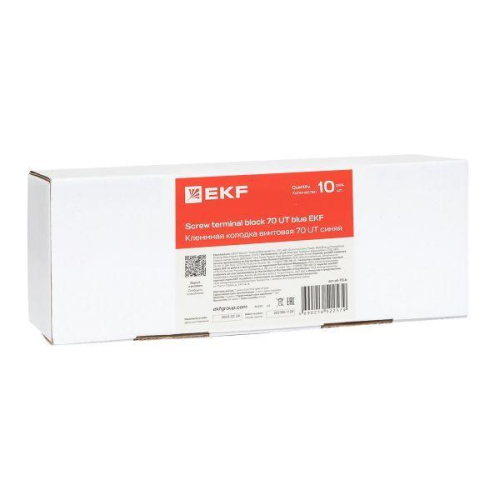 Колодка клеммная винтовая 70 UT син. EKF scr-ut-70-b фото 2