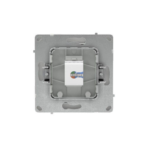Розетка компьютерная 1-м KANT RJ45 кат.6A без шторки бел. песок DKC 7010673 фото 3 Розетка компьютерная 1-м KANT RJ45 кат.6A без шторки бел. песок DKC 7010673 фото 3