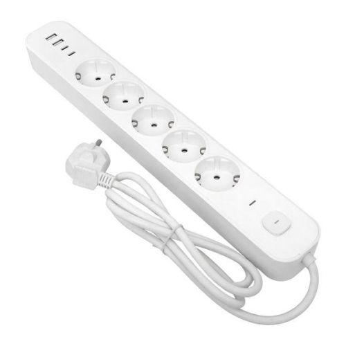 Удлинитель 5х1.5м IP20 2USB 2.4А+2type-C LUX 1.5кв.мм EKF UBA-LUX-515-TC фото 3