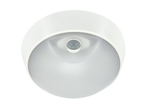 Светильник светодиодный WP 15 C 12W OP 840 D220 WH MDM 220х80мм 12Вт 4000К IP54 ЖКХ круглый пылевлагозащ. с датчиком движ. бел. Русский Свет 15071523453 фото 2 Светильник светодиодный WP 15 C 12W OP 840 D220 WH MDM 220х80мм 12Вт 4000К IP54 ЖКХ круглый пылевлагозащ. с датчиком движ. бел. Русский Свет 15071523453 фото 2