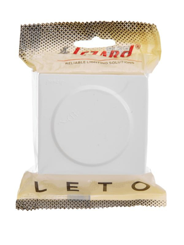 Розетка 1-м ОП LETO с заземл. с крышкой LETO ПБТ бел. LEZARD 752-0200-123B фото 2 Розетка 1-м ОП LETO с заземл. с крышкой LETO ПБТ бел. LEZARD 752-0200-123B фото 2