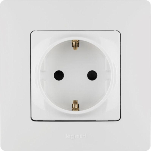 Розетка 1-м СП Etika 16А IP31 250В 2P+E с заземл. защ. шторки немецк. стандарт винтов. клеммы механизм бел. IEK 672222 фото 7