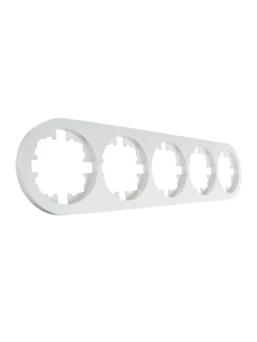 Рамка 5-м OSEN горизонт. круглая бел. LEZARD 744-0200-150 фото 2 Рамка 5-м OSEN горизонт. круглая бел. LEZARD 744-0200-150 фото 2