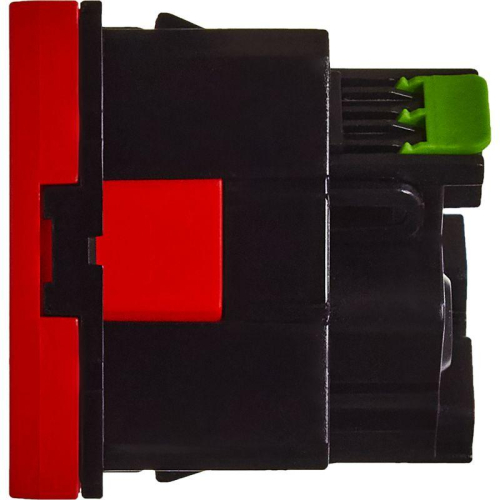 Розетка 2мод. 16А 250В 45град. с заземл. защ. шторки безвинт. зажимы красн. ИЭК Leg 4525059 фото 4