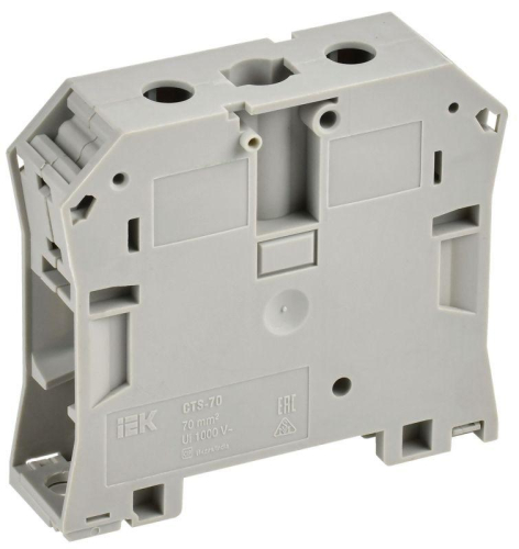 Колодка клеммная CTS ARMAFIX 70кв.мм сер. IEK YCT10-00-K03-070 Колодка клеммная CTS ARMAFIX 70кв.мм сер. IEK YCT10-00-K03-070