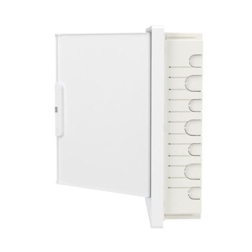 Щиток встраиваемый Фрейм (FRAME) 24мод. с бел. дверцей с 4 шинами PEN (2шт на 8 отверст. и 2шт на 6 отверст.) бел. DKC F24B1WW фото 6