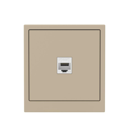 Розетка компьютерная 1-м KANT RJ45 кат.5E без шторки ванильн. марципан DKC 7015663 фото 5 Розетка компьютерная 1-м KANT RJ45 кат.5E без шторки ванильн. марципан DKC 7015663 фото 5