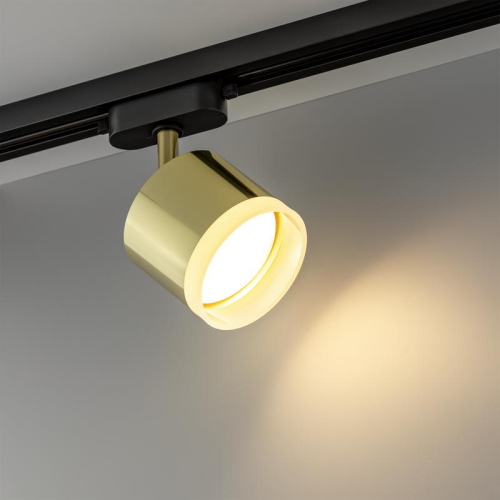 Светильник трековый ARTLINE поворотный 85х85х70мм GX53 230В алюм./пластик. 4кв.м зол. Ritter 59864 4 фото 4