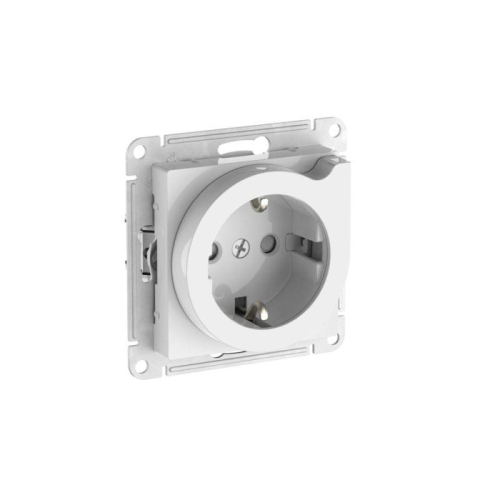 Розетка AtlasDesign 16А с заземл. защ. шторки с выталк. быстрозажим. клем. механизм бел. SE ATN000147S Розетка AtlasDesign 16А с заземл. защ. шторки с выталк. быстрозажим. клем. механизм бел. SE ATN000147S