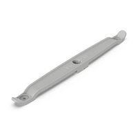 Держатель плоского кабеля двусторонний для прямого монтажа на 12 мест сер. (уп.20шт) Промрукав PR13.0444