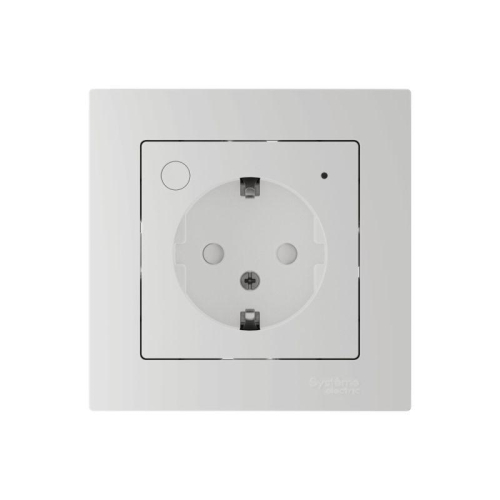Розетка AtlasDesign Smart 16А L+N с заземл. защ. шторки Zigbee механизм бел. SE ATN000145Z фото 3