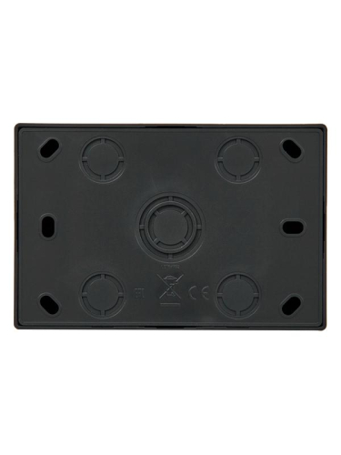 Розетка 2-м ОП LETO без заземл. закрытый корпус ПБТ черн. бархат LEZARD 752-4200-128B фото 4 Розетка 2-м ОП LETO без заземл. закрытый корпус ПБТ черн. бархат LEZARD 752-4200-128B фото 4