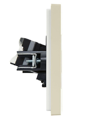 Розетка компьютерная 2-м RJ45 кат.5E FORTE&PIANO FP433 ваниль IEK FP-K20-1-K10 фото 4