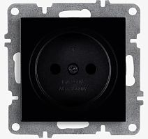 Розетка 1-м СП LAVIN/KAREN 16А IP20 без заземл. механизм черн. ARVIA 50 07 2000 215