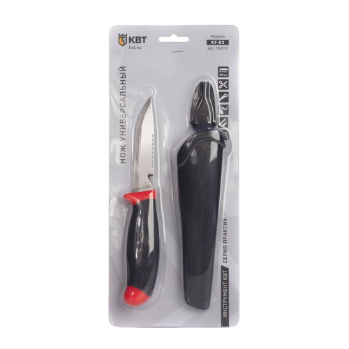 Нож универсальный KF-02 ПРАКТИК КВТ 104519 фото 4