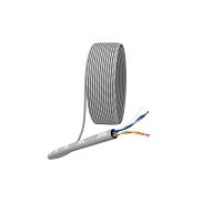 Кабель витая пара U/UTP кат.5E 2х2х24AWG solid CU PVC сер. (м) U-2-PVC Эра Б0044428
