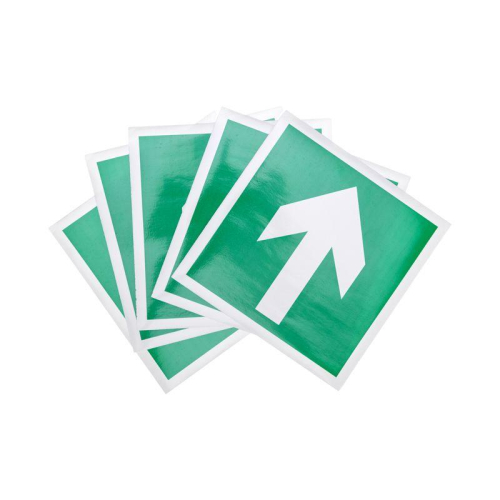 Знак эвакуационный "Направляющая стрелка" 200х200мм Rexant 56-0030 фото 2