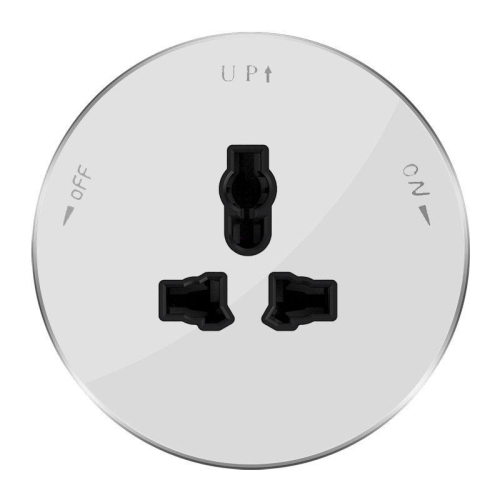 Розетка MultiTrack 13А 250В универс. круглая бел. SE MTK13002W фото 2