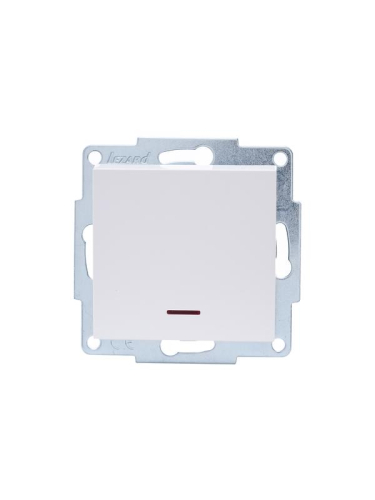Выключатель 1-кл. 1п СП Vesna 10А IP20 с индикацией механизм бел. LEZARD 742-0288-111 фото 2 Выключатель 1-кл. 1п СП Vesna 10А IP20 с индикацией механизм бел. LEZARD 742-0288-111 фото 2