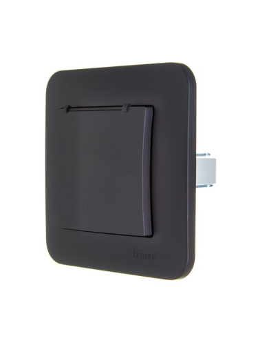 Розетка 1-м СП ASTI 16А IP20 с заземл. с крышкой термопласт в сборе черн. бархат. LEZARD 7081-4242-123В фото 4 Розетка 1-м СП ASTI 16А IP20 с заземл. с крышкой термопласт в сборе черн. бархат. LEZARD 7081-4242-123В фото 4