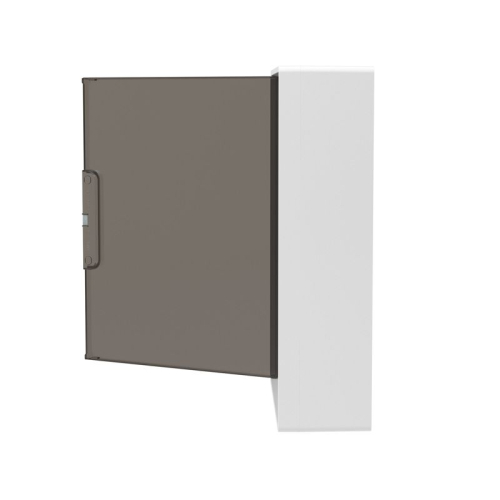 Щиток настенный Фрейм (FRAME) 24мод. с тонированной дверцей с шин. PEN 2шт 8 отверст. + 2шт 6 отверст. бел. DKC F24W1WD фото 4