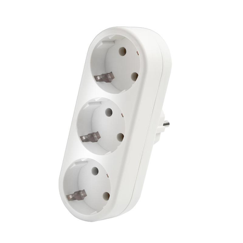 Разветвитель 3-м плоский с заземл. 16А 3500Вт 250В бел. DОМТОК 2656 Разветвитель 3-м плоский с заземл. 16А 3500Вт 250В бел. DОМТОК 2656