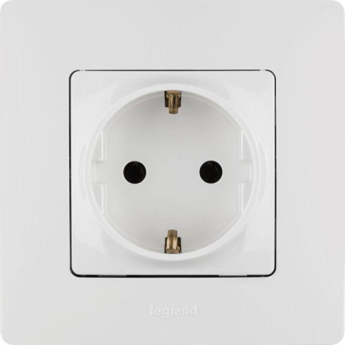 Розетка 1-м СП Etika 16А IP20 250В 2P+E с заземл. немецк. стандарт винтов. клеммы механизм бел. IEK 672221 фото 4 Розетка 1-м СП Etika 16А IP20 250В 2P+E с заземл. немецк. стандарт винтов. клеммы механизм бел. IEK 672221 фото 4