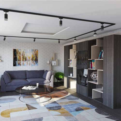 Светильник трековый ARTLINE поворотный шар 100х100х75мм GX53 230В пластик 4кв.м черн. Ritter 59926 9 фото 3