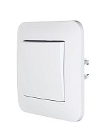 Выключатель 1-кл. 1п СП ASTI 10А IP20 в сборе бел. LEZARD 7081-0202-100