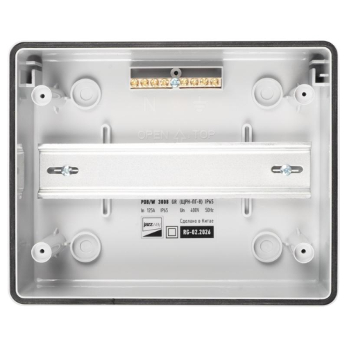Бокс модульный накладной PDB/W 3008 GR (ЩРН-ПГ- 8) IP65 пластик. Pro JazzWay 5071988 фото 9 Бокс модульный накладной PDB/W 3008 GR (ЩРН-ПГ- 8) IP65 пластик. Pro JazzWay 5071988 фото 9