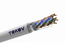 Кабель витая пара SF/UTP 4х2х24AWG (0.52мм) кат.5E PVC TOKOV PRO Fluke tested (м) TOKOV ELECTRIC TKP-C06-SF/UTP-42-5E-305