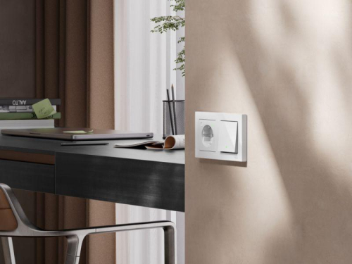 Выключатель 1-кл. AtlasDesign Smart 10А (сх. 1) L+N с подсветкой Zigbee механизм бел. SE ATN000113Z фото 5