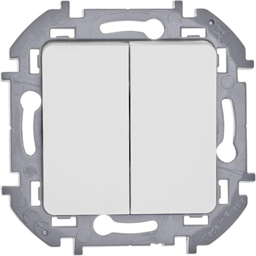 Выключатель 2-кл. Inspiria 10А IP20 250В 10AX механизм бел. IEK 673620 фото 5