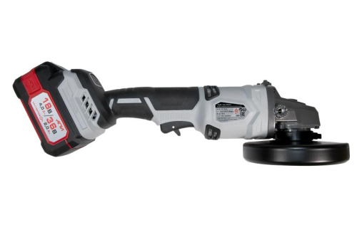 Машина шлифовальная угловая аккумуляторная бесщеточная УШМ-125/36ВМЭ 125мм АПИ 36В 2 АКБ 2.0А.ч ЗУ ИНТЕРСКОЛ 956.2.2.70 фото 2
