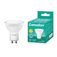 Лампа светодиодная LED5-GU10/845/GU10 5Вт рефлектор матовая 4500К бел. GU10 415лм 220В Camelion 10957