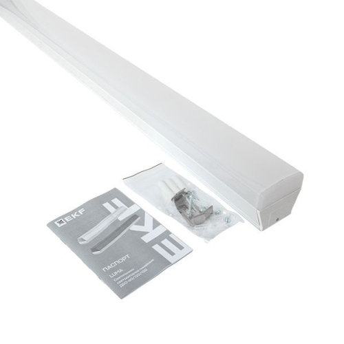 Светильник светодиодный ДБО-150 60Вт 6500К IP20 1480х65х70 линейный бел. LUMA EKF LBL-150-60-W-6500 фото 6