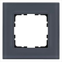Рамка 1-м G-Glass стекло маренго Jasmart G1001GC