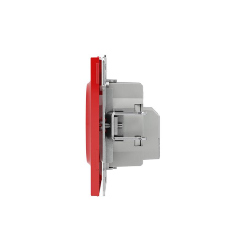 Розетка силовая KANT 2P+E защ. шторки красн. сатин DKC 7001003 фото 4 Розетка силовая KANT 2P+E защ. шторки красн. сатин DKC 7001003 фото 4