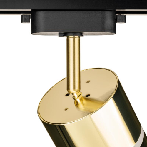 Светильник трековый ARTLINE поворотный 85х85х80мм GX53 230В алюм./пластик. 4кв.м зол. Ritter 59868 2 фото 4