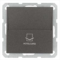 Выключатель карточный 10А IP20 отельный механизм мокко Jasmart G6209Z