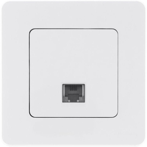Розетка телефонная Inspiria RJ11 механизм бел. IEK 673820 фото 2